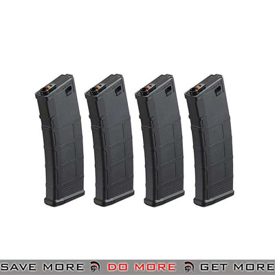 Poseidon AR M4 220 Rounds AEG Magazines x 4 Pack