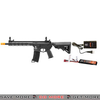 Lancer Tactical Gen 3 Hellion M-LOK 10" Airsoft M4 AEG w/ Battery/Charger Bundle