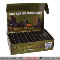 ELITE FORCE 10X 140RD M4 MID CAPACITY AIRSOFT AEG MAGAZINES - BLACK