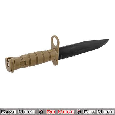 M10 Dummy Bayonet W/ Blade Cover for Airsoft Rifles Tan