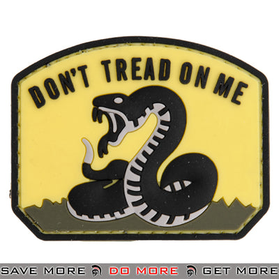 Lancer Tactical Velcro Morale Patch AC-110H - PVC Don't Tread On Me Patch- ModernAirsoft.com