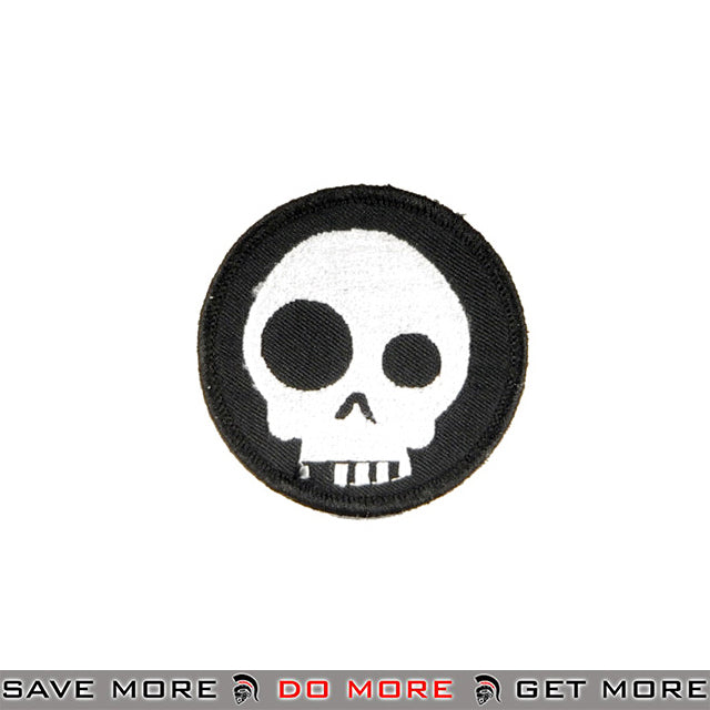 Lancer Tactical Velcro Morale Patch AC-110 - Big Eye Socket Skull Patch- ModernAirsoft.com