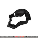 Lancer Tactical SI Style Fan Ballistic Goggles w/ 2 Lens AC-444BF - Black Head - Goggles- ModernAirsoft.com