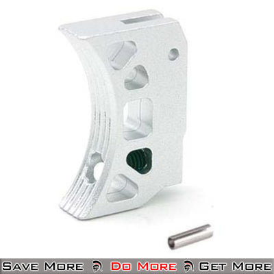 Aluminum Trigger for Tokyo Marui Hicapa K S Silver