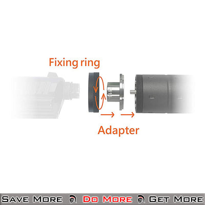 Acetech Lighter BT Barrel Extension Mock Suppressor Example