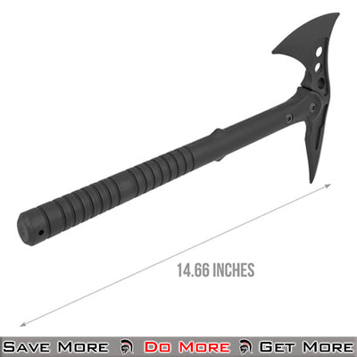 AMA Polymer Training Battle Axe W/ Pick - Black Length