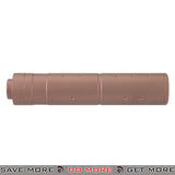 Lancer Tactical 155Mm Aluminum Dot Mock Suppressor Ergonomic Barrell Attachment For Airsoft Guns