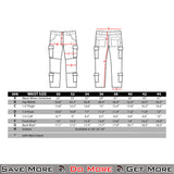 Condor Sentinel Tactical Pants Khaki, 34W X 34L Size Chart