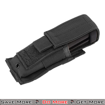 Condor MA32-001 MOLLE Single Pistol Mag Airsoft Pouches Black Closed