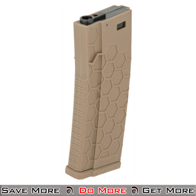 Dytac Hexmag Midcap Mag for M4 Airsoft Electric Guns Tan