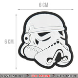 G-Force Imperial Soldier Helmet PVC Patch - Black Dimensions