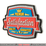 G-Force Satisfaction Guaranteed PVC Morale Patch Angle