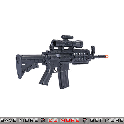 UKArms G70A Mini SIR Airsoft Spring Power Rifle w/ Scope, Laser Air Spring Rifles- ModernAirsoft.com