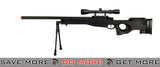 AGM Black Bolt Action Sniper Rifle w/ Scope & Bi-pod Bolt Action Sniper Rifle- ModernAirsoft.com