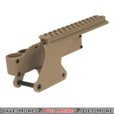 JAG Arms Scattergun Side Saddle Kit for Airsoft Shotguns Top Angle