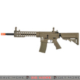 Airsoft AEG M4 Lancer Tactical 10 Inch Keymod LT-19B Tan Left