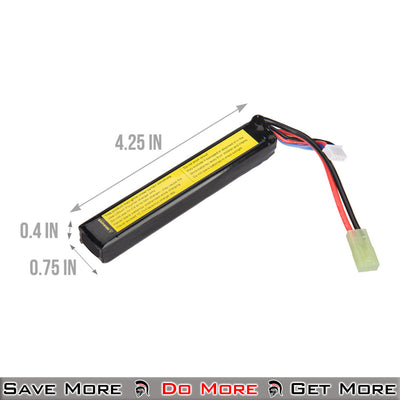 Lancer Tactical 15C 11.1V 1300 Mah Stick Lipo Battery