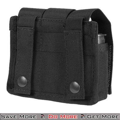 Lancer Tactical MOLLE Triple Grenade Airsoft Pouches Black Back