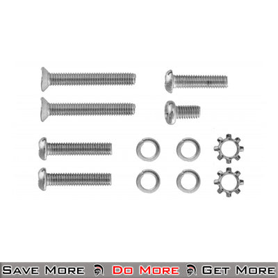 LT Gearbox Shell for Airsoft Version 3 Gearbox Screws