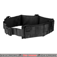 Lancer Tactical MOLLE Battle Belt Black M Buckled