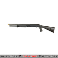 Double Eagle Tri Shot Shell Loading M3 Shotgun M56AL - Long, Pistol Grip, Full Stock Airsoft Shotguns- ModernAirsoft.com