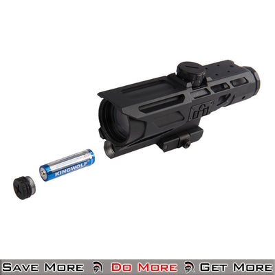 NcStar Gen-3 Mark III Sniper Scope for Airsoft Weapons Insert Battery