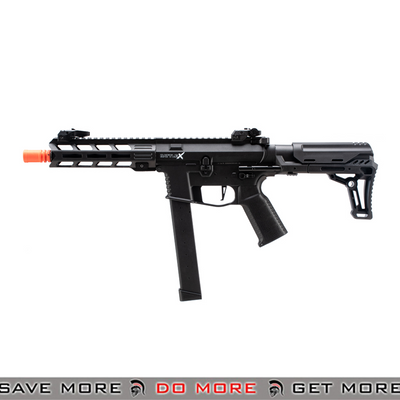 Lancer Tactical Gen 2 9mm Battle CQB Carbine Airsoft AEG Rifle (Black)