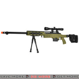 WELL MB4411GAB BOLT ACTION RIFLE w/BIPOD & SCOPE (COLOR: OD GREEN)