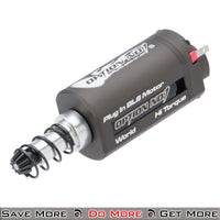 Option No.1 Plug-In Brushless Motor Airsoft V2 M4 AEG Facing Down