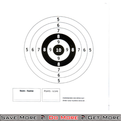 UK Arms Airsoft Shooting Target Trainer W/ Net - Black Front Target