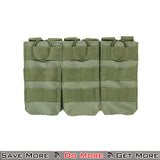 VISM MOLLE Triple Magazine MOLLE Mag Airsoft Pouches Green Front