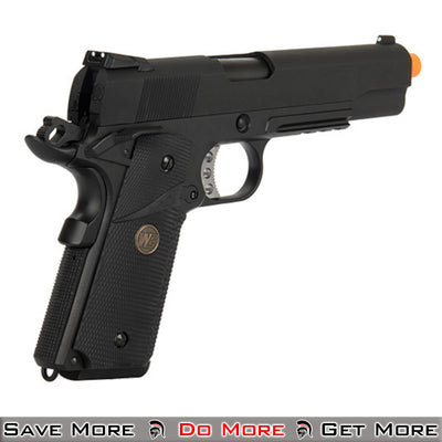 WE Tech MEU 1911 A1 Airsoft GBB Gas Gun Training Pistol Side Right Angle