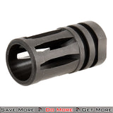 WE Tech Airsoft Bird Cage Metal Flash Hider - Black Front