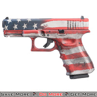 "Old Glory" Cerakoted Elite Force Licensed Glock 19 Airsoft Pistol Gas Blowback Gen3 Umarex