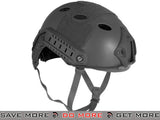 Lancer Tactical Airsoft PJ Type Dial Adjustment Bump Helmet - Black Head - Helmets- ModernAirsoft.com